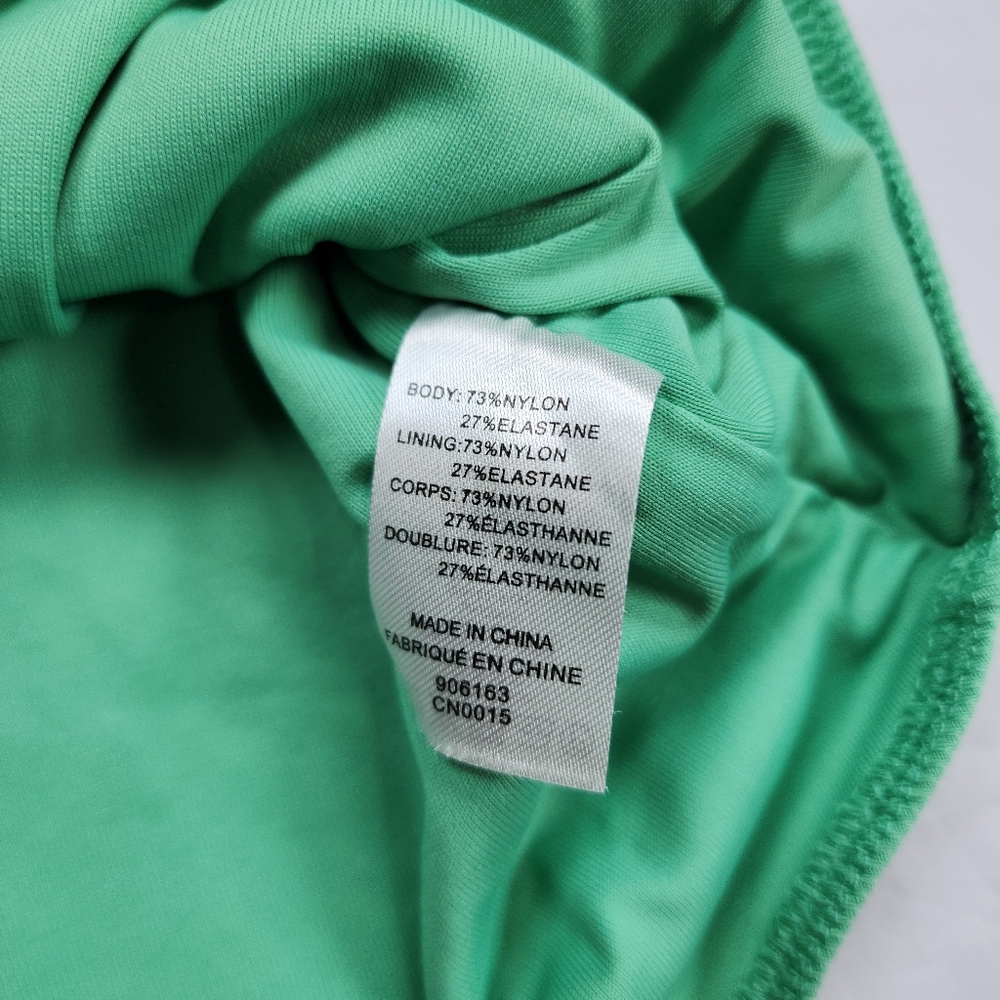 House of Harlow 1960 Green Ribbed Sleeveless Bodysuit Size Small - Picture 12 of 15
